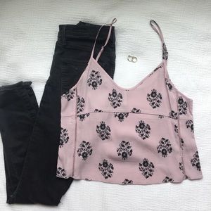Aritzia Cropped Blouse / Tank